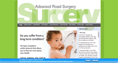 Desktop Screenshot of adswoodsurgery.co.uk